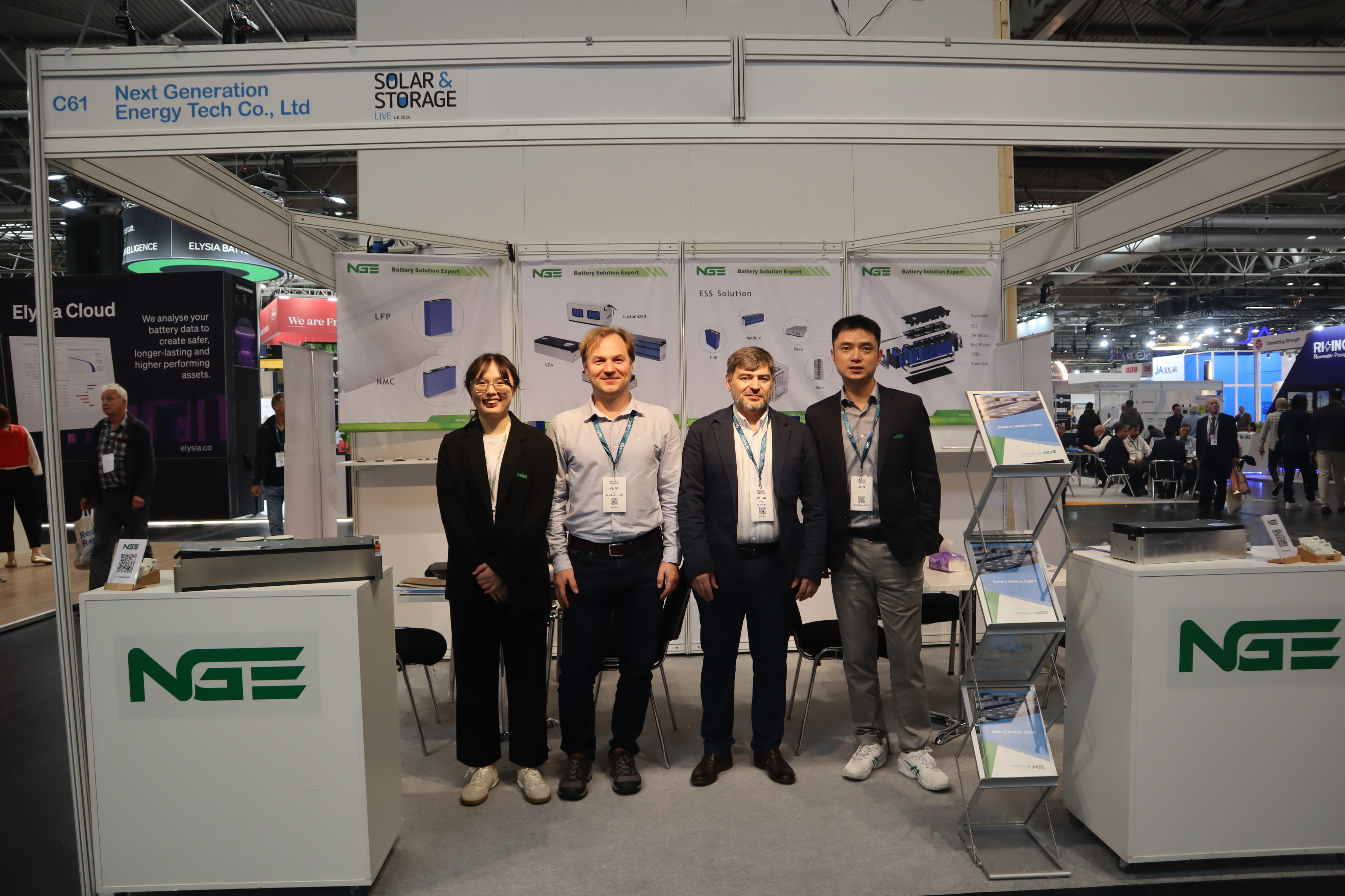 NGE Showcases Innovative Battery Solutions at Solar & Storage Live UK 2024 - Image 1